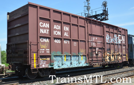 Car/wagon CNA405671 left side / coté gauche